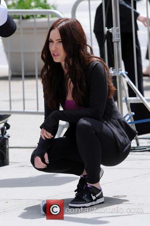 Megan Fox - Megan Fox filming of Teenage Mutant Ninja...