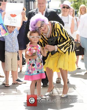 Dame Edna Everage and Barry Humphries