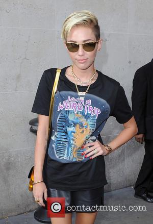 Miley Cyrus - Miley Cyrus arriving at the Radio 1...