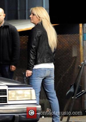 Britney Spears - Britney Spears on the set of her...