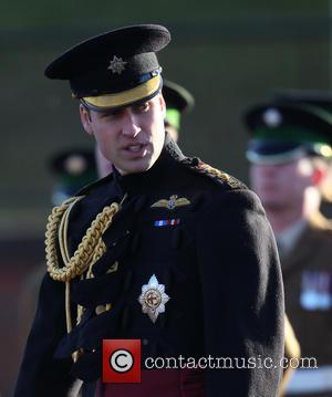 Prince William - Irish Guards campaign medal presentation