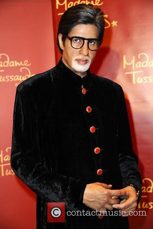 Amitabh Bachchan - Unveiling of five wax figures of the greatest stars of Bollywood at the Embassy of India -...