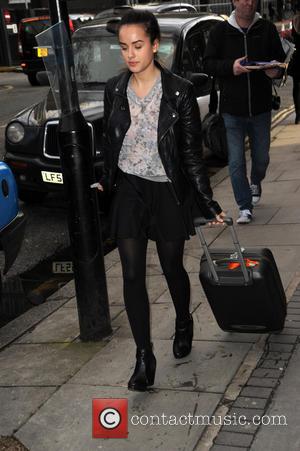 Georgia May Foote - Georgia May Foote arrives at Euston for the television awards - London, United Kingdom - Wednesday...