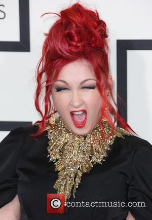 Cyndi Lauper - The 56th Annual GRAMMY Awards held at the Staples Center - Arrivals - Los Angeles, California, United...