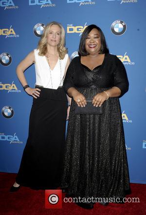 Shonda Rhimes and Betsy Beers - The 66th Annual DGA Awards 2014 Arrivals - Los Angeles, California, United States -...