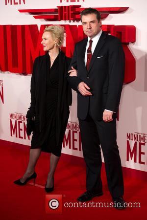 Brendan Coyle and Joy Harrison - U.K.premiere of 'The Monuments Men' held at the Odeon Leicester Square - Arrivals -...