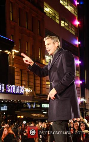 George Clooney - UK Film Premiere of 'The Monuments Men' held at the Odeon Leicester Square - Arrivals - London,...