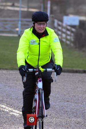 Davina McCall - Davina is en route from Staffordshire to Birmingham. - Birmingham, United Kingdom - Wednesday 12th February 2014