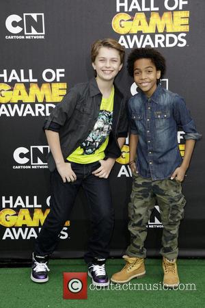 Jacob Hopkins and Terrell Ransom - Cartoon Network's Hall of Game Awards at The Barker Hangar - Arrivals - Los...