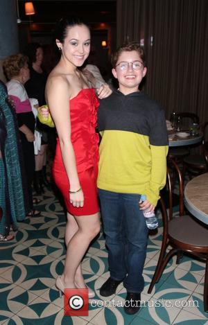 Hayley Orrantia and Sean Giambrone - 'The Goldbergs' star Hayley Orrantia celebrates her birthday during jazz night at The W...