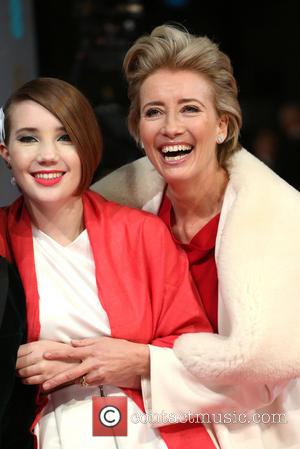 Emma Thompson and daughter Gaia Romilly Wise - British Academy Film Awards (BAFTA) 2014 held at the Royal Opera House...