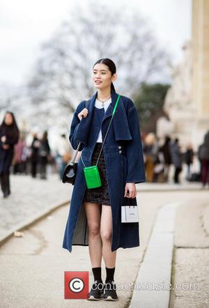 Ming Xi - Paris Fashion Week Womenswear Fall/Winter 2014-2015 - Street Fashion - Day 8 - Paris, France - Tuesday...