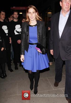 Princess Beatrice - Karl Lagerfeld store and fragrance launch party & dinner held at Harrods - Arrivals - London, United...