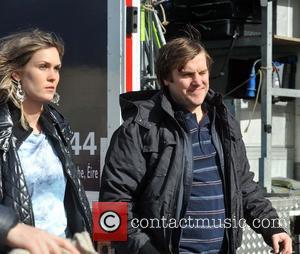 Lynn Rafferty ( Nadine ) and Peter Coonan ( Fran ) - 'Love/Hate' Season 5 film set in Dublin -...