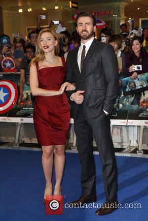 Scarlett Johansson and Chris Pine - Captain America: The Winter Soldier - UK film premiere held at Westfield - Arrivals...