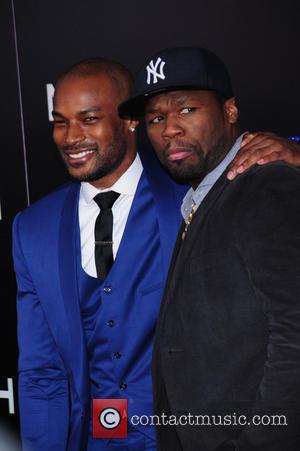 Tyson Beckford and 50 Cent - Noah premiere at Ziegfeld theater - NY, New York, United States - Thursday 27th...