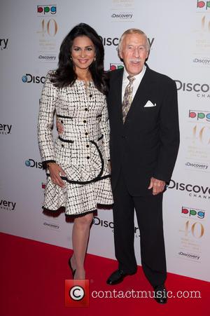 Sir Bruce Forsyth and Wilnelia Merced - Broadcasting Press Guild Awards held at the Theatre Royal - Arrivals. - London,...