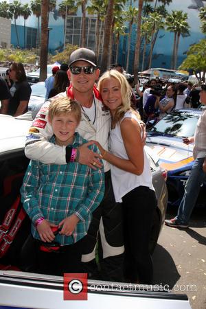 Cole Hauser, Son and Cynthia Daniel