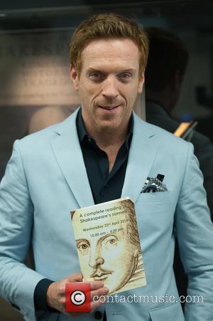 Damian Lewis - Actor Damian Lewis poses for photographers during Guildhall Library's Complete Reading of Shakespeare's Sonnets. - London, United...