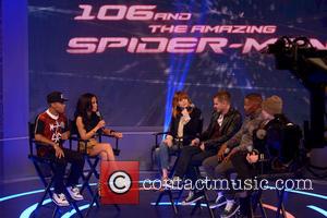 Bow Wow, Keshia Chante, Emma Stone, Andrew Garfield, Jamie Foxx and Dane Dehaan - The Cast of 'The Amazing Spider-Man...