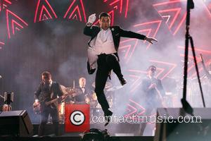 Robbie Williams - Rock In Rio Lisboa 2014 at Parque da Bela Vista - Day 1 - Lisbon, Portugal -...