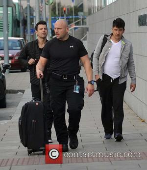 Jordan Knight and Jonathan Knight - New Kids on the Block arrive at the Bord Gáis Energy Theatre - Dublin,...