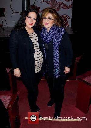 Angelica Vale and Angelica Maria - Los Monologos de la Vagina cast at the West Side Theater in New York...