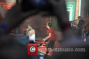 Harry Styles and Liam Payne - One Direction kick off 'Where We Are Tour' in Sunderland - Sunderland, United Kingdom...