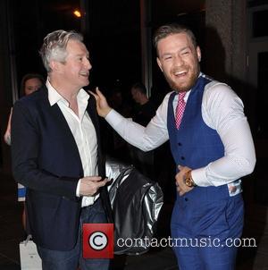 Louis walsh and Conor McGregor - Celebrities leave the RTE studios - Dublin, Ireland - Friday 30th May 2014