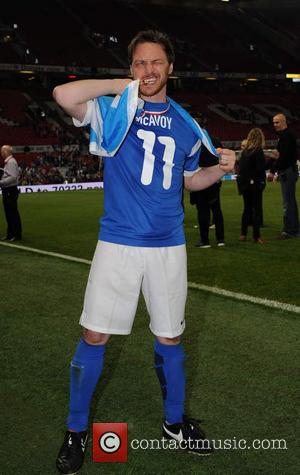 James McAvoy - Soccer Aid 2014 at Old Trafford - Manchester, United Kingdom - Sunday 8th June 2014