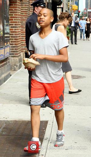 Ibrahim Chappelle - Celebrities outside the Ed Sullivan Theater for their taping on the Late Show with David Letterman -...