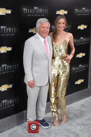 Robert Kraft and Ricki Lander - New York premiere of 'Transformers: Age Of Extinction' at the Ziegfeld Theatre - New...