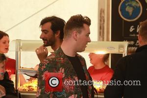 Sam Smith - Glastonbury Festival 2014 - Celebrities and atmosphere. - Glastonbury, United Kingdom - Friday 27th June 2014