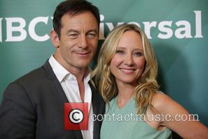 Jason Isaacs and Anne Heche - Celebrities attend NBCUniversal's 2014 Summer TCA Tour - Day 2 - Arrivals at The...