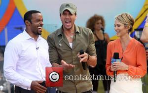 Enrique Iglesias and Amy Robach - Good Morning America Summer Concert Series - New York, United States - Saturday 2nd...