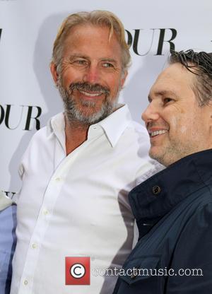 Kevin Costner and Jason Binn - DuJour Magazine's screening of 'Black and White' held at UA Cinema in East Hampton...