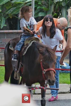 Selma Blair and Arthur Bleick - Selma Blair and her son Arthur at the Studio City Farmers Market in Los...