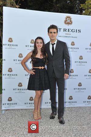 Paul Wesley and Fatima Ptacek