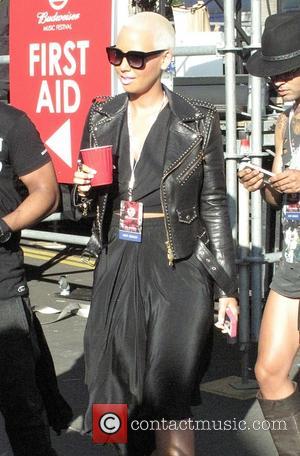Amber Rose - Artists are seen hanging out and performing at Budweiser Made In America Festival 2014 held at the...