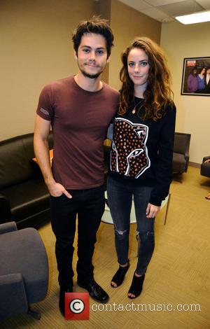 Dylan O'Brien and Kaya Scodelario - Dylan O'Brien, Will Poulter and Kaya Scodelario Maze Runner Press Junket in Philadelphia, Pa...