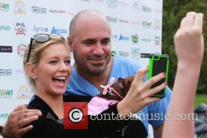 Rachel Riley - Celebrities were photographed holding puppies at Primrose Hill in London, during the Pup Aid 2014 event. -...