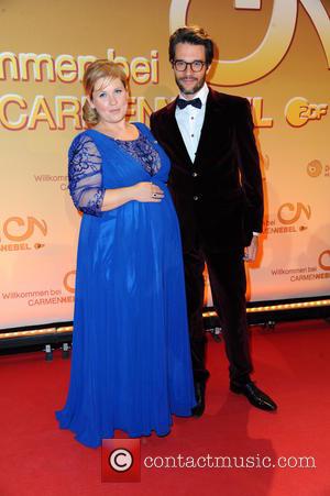 Maite Kelly and Florent Raimond - German ZDF Live TV Show 'Willkommen bei Carmen Nebel' at Velodrom - Arrvials -...