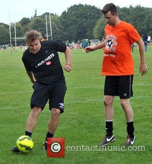 Peter Coonan - The Stars of RTE's crime drama Love/Hate took on the Sport Against Racism Ireland All-Stars at the...