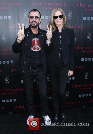 Ringo Starr and Barbara Bach - A number of stars we're snapped as they arrived at John Varvatos' International Day...