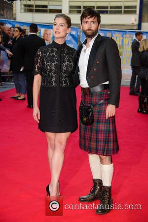 Rosamund Pike and David Tennant - 'What We Did on Our Holiday' Premiere - Arrivals - London, United Kingdom -...