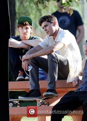 Zac Efron and Alex Shaffer - Actor Zac Efron filming a scene for his new movie 'We Are Your Friends'...