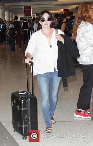 Shannen Doherty - Celebrities at LAX airport - Hollywood, California, United States - Saturday 27th September 2014