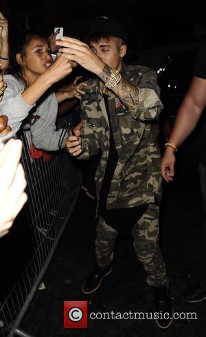 Justin Bieber - Justin Bieber arrives at the Four Seasons...