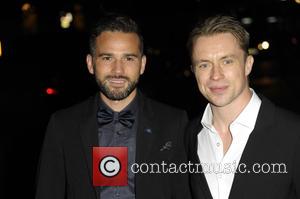 Dean Edwards and James Tanner - A variety of British stars attended the event held at the Langham Hotel to...