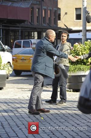 James Spader - James Spader on the set of the Blacklist - Manhattan, New York, United States - Monday 6th...